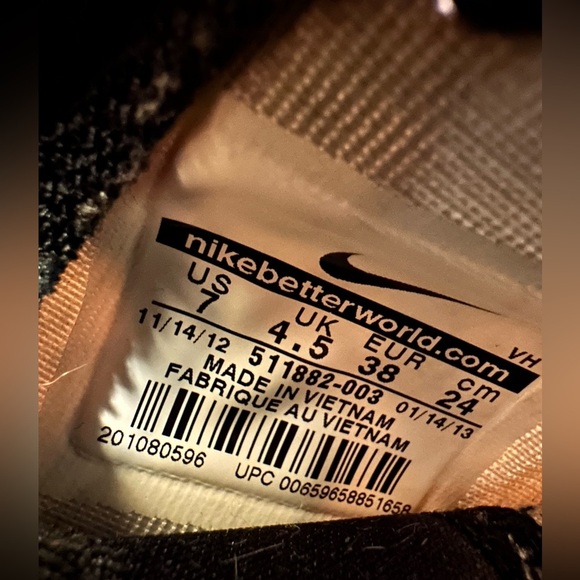 Speckled Nike Roshe Run, Black, White, Nike, Roshe Running shoes - Picture 7 of 9